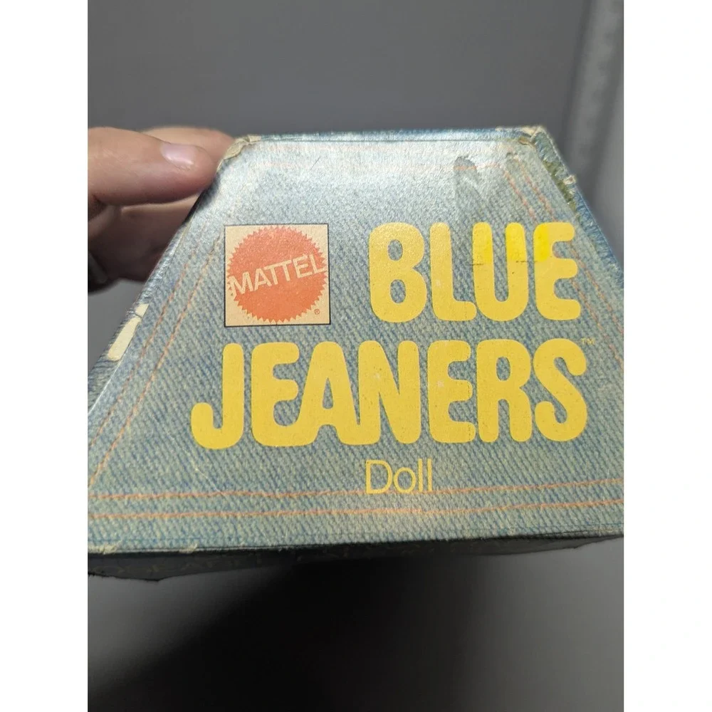 Vintage 1973 Mattel Blue Jeaners Jimmy Jeaner Doll Toy No 7810 Original Box